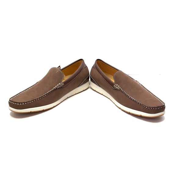 Aston Marc Men's Crosby Slip-On Shoe Loafer Brown Size 12M NWT/BOX - Picture 3 of 11